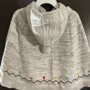 Beautiful gray girl cape